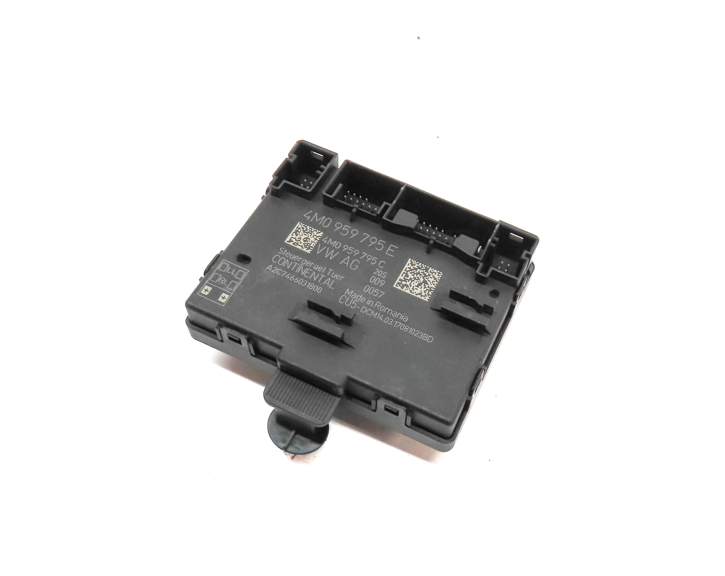 2017 AUDI A4 (B9 8W) REAR LEFT DOOR CONTROL MODULE COMPUTER — exact item pictured